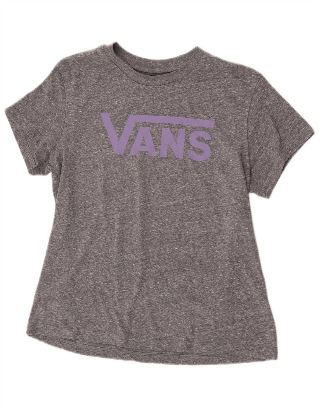 Vans Womens Graphic T-Shirt Top UK 14 Large Grey Flecked