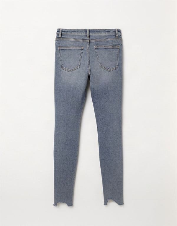 Zara Γυναικεία στενόχωρα τζιν EU 38 Small W28 L30 Μπλε βαμβακερό