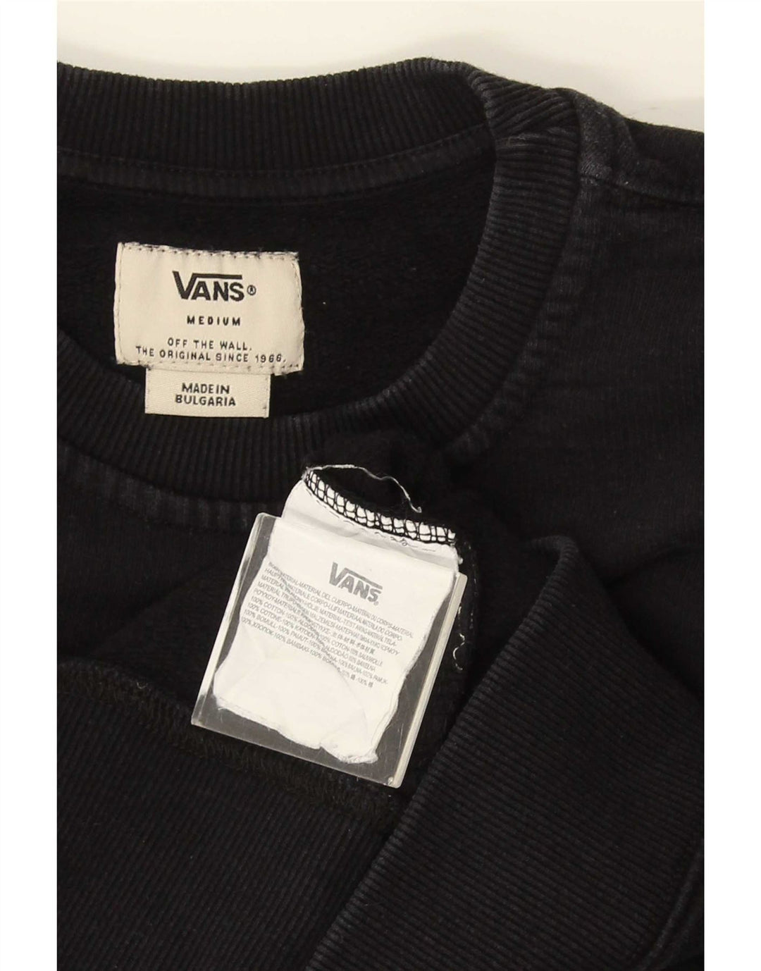 Ανδρικό φούτερ Vans Jumper Μεσαίο μαύρο βαμβακερό