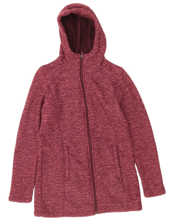 Mountain Warehouse Γυναικείο πουλόβερ με φερμουάρ UK 8 Small Burgundy Flecked