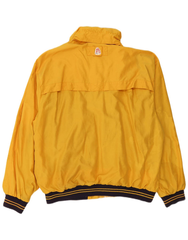 Slam Ανδρική κουκούλα Bomber Jacket UK 44 2XL Yellow Colorblock Polyester