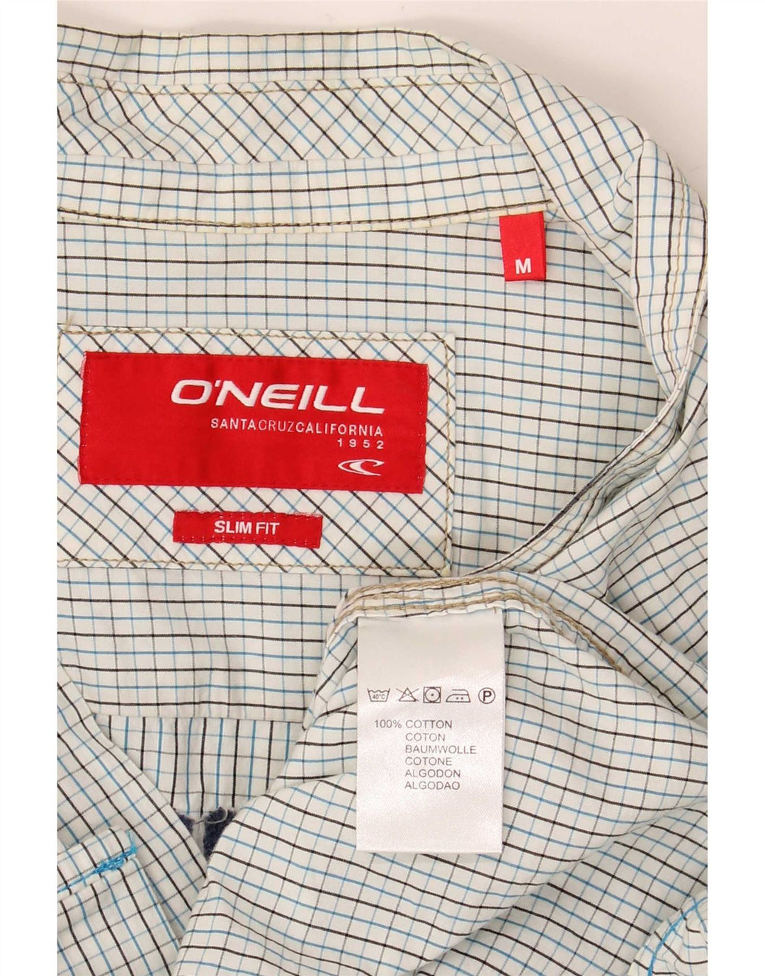 Ανδρικό πουκάμισο O'Neill Graphic Slim Fit Medium Blue Check Cotton