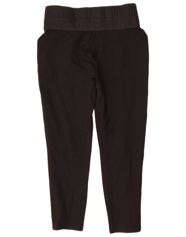 Zara Γυναικείο Slim Capri Παντελόνι XL W36 L24 Μαύρο