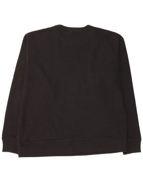 CHAMPION Ανδρικό γραφικό φούτερ Jumper XL Μαύρο βαμβακερό