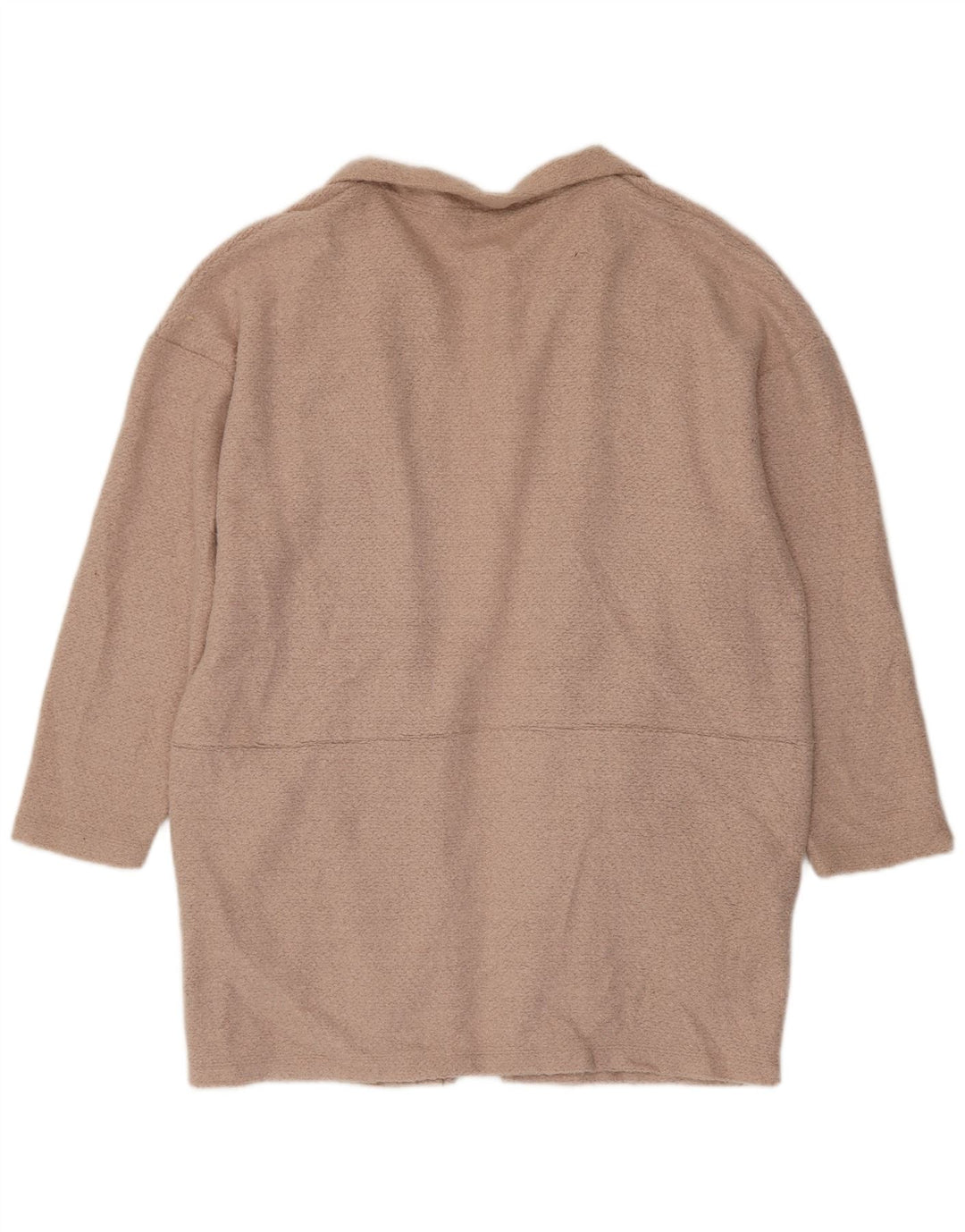 Marks & Spencer Γυναικείο πουλόβερ Longline Cardigan UK 20 2XL Pink Polyester