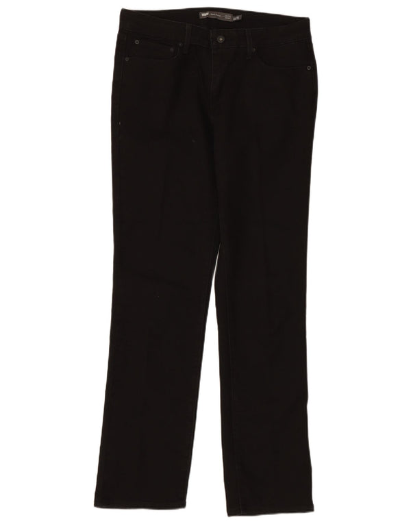 LEVI'S Γυναικείο Demi Curve Ψηλόμεσο ίσιο τζιν US 12 μεγάλο W32 L31 μαύρο