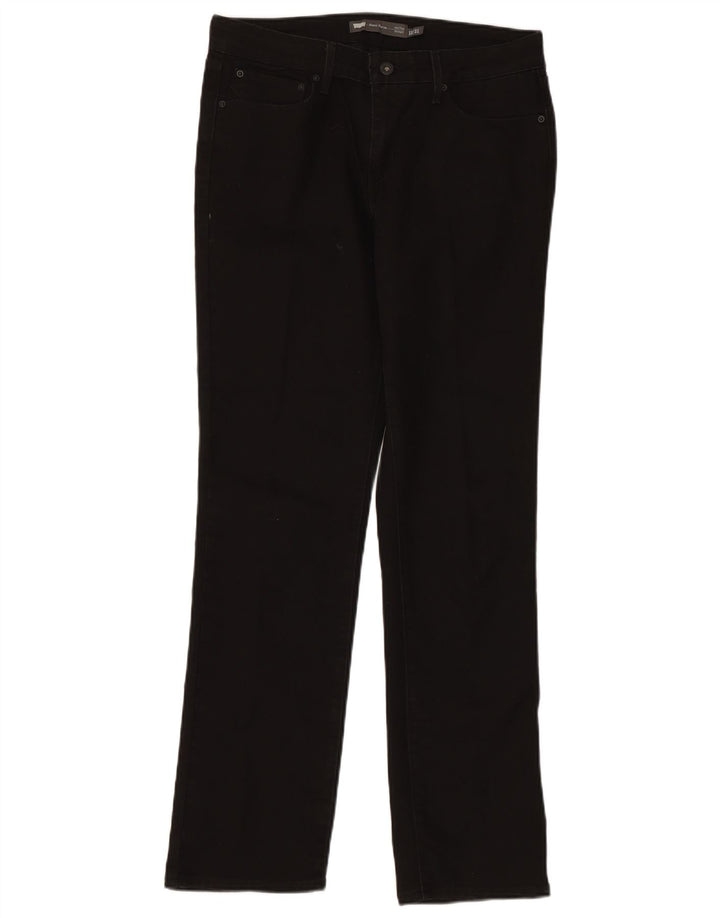 LEVI'S Γυναικείο Demi Curve Ψηλόμεσο ίσιο τζιν US 12 μεγάλο W32 L31 μαύρο