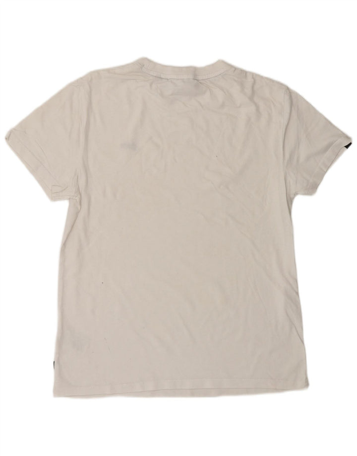 Ανδρικό T-Shirt SUPERDRY Top Βαμβακερό μεσαίο λευκό