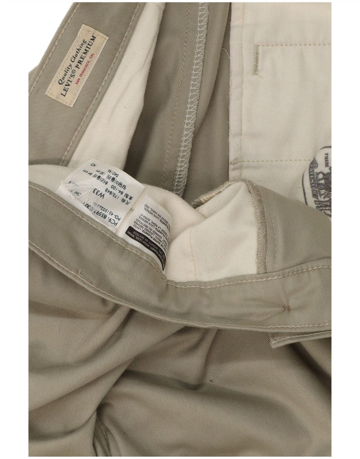 Ανδρικό ίσιο παντελόνι Chino LEVI'S W33 L29 Γκρι