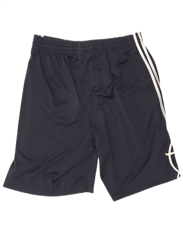 Ανδρικό γραφικό αθλητικό σορτς Adidas μεσαίο ναυτικό