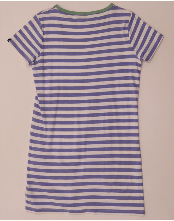 Crew Clothing Γυναικείο T-Shirt Φόρεμα UK 14 Βαμβακερό μεσαίο μπλε ριγέ