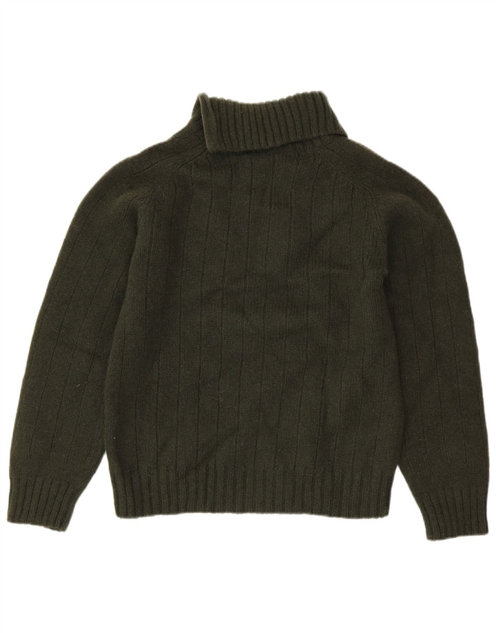 Γυναικείο πουλόβερ με φερμουάρ DIESEL UK 18 XL Χακί μαλλί