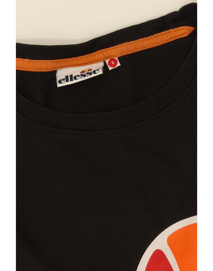 Ellesse Ανδρικό γραφικό T-Shirt Top Small Black
