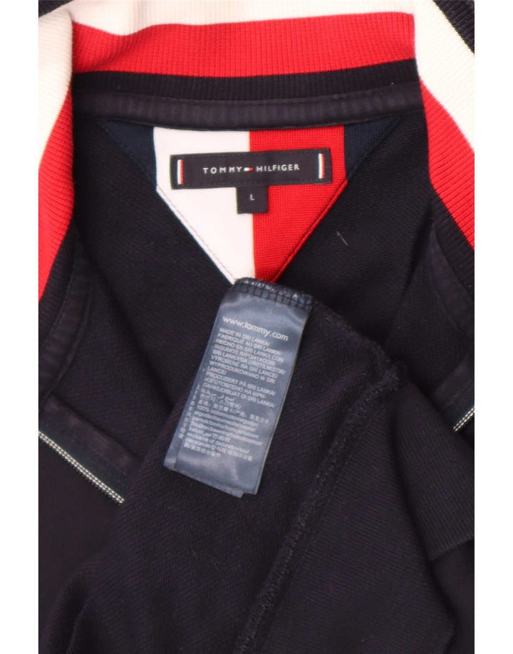 Ανδρική αθλητική φόρμα Tommy Hilfiger Top Jacket Large Navy Blue Cotton