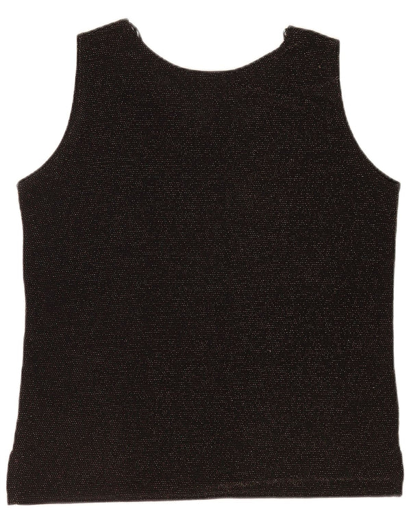 Gerard Γυναικεία Αμάνικη Μπλούζα Τοπ UK 14 Medium Black Flecked