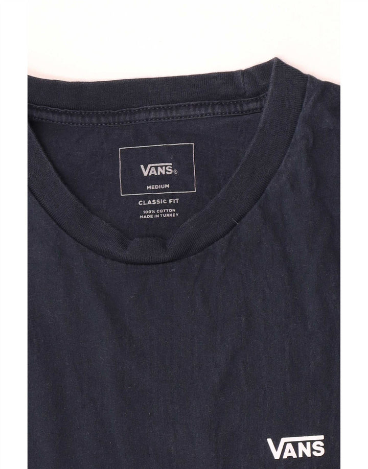 Ανδρικό T-Shirt Vans Κλασική Εφαρμογή Τοπ μεσαίο μπλε ναυτικό βαμβακερό