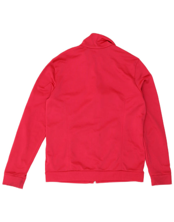 Γυναικεία αθλητική φόρμα Adidas Top Jacket UK 12/14 Medium Pink Polyester Sports