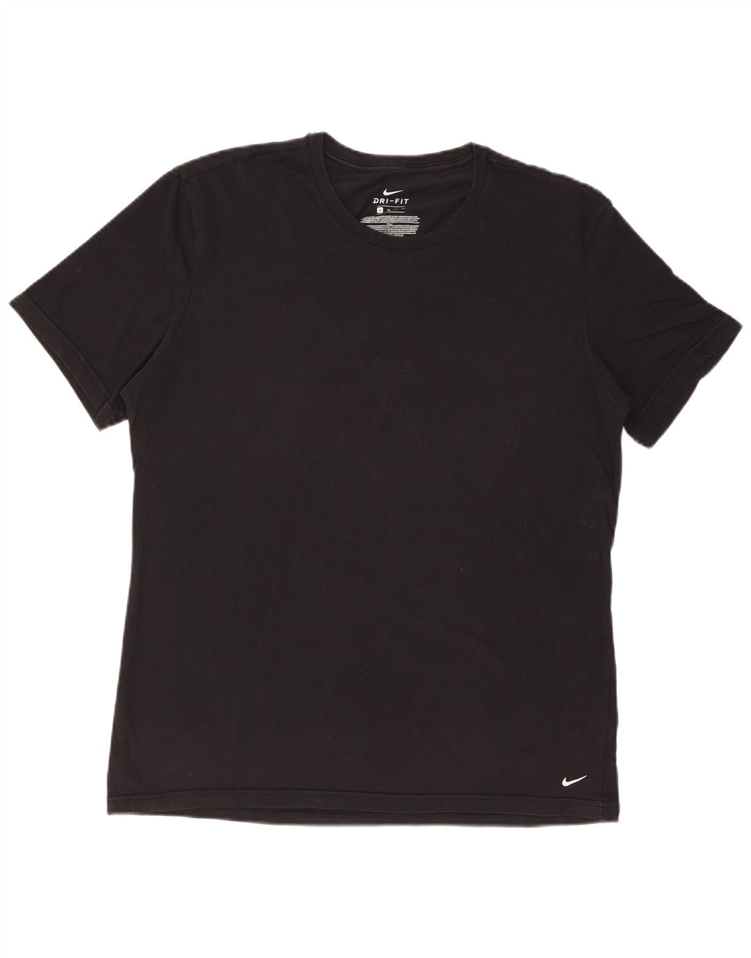 Ανδρικό T-Shirt NIKE Dri Fit Top XL Μαύρο βαμβακερό