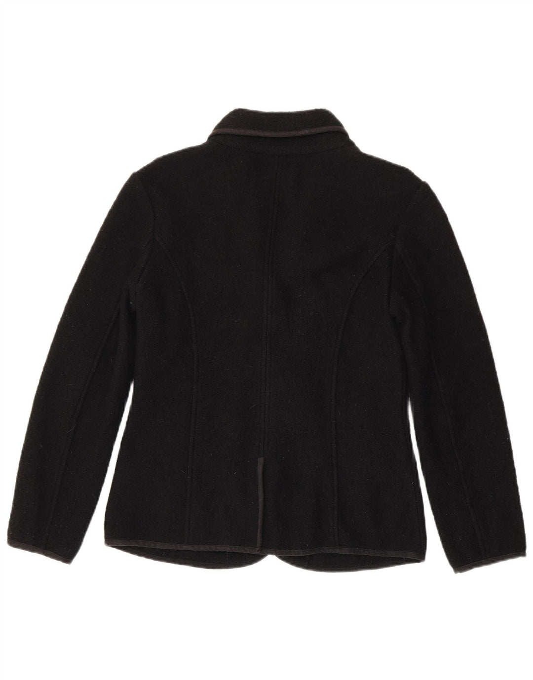Woolrich Γυναικείο μπουφάν blazer UK 14 μεγάλο μαύρο μαλλί