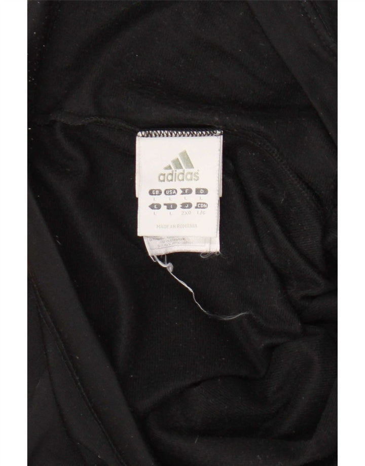 Γυναικεία αθλητική φόρμα Adidas Παντελόνι UK 16 Large Μαύρο Πολυεστέρας