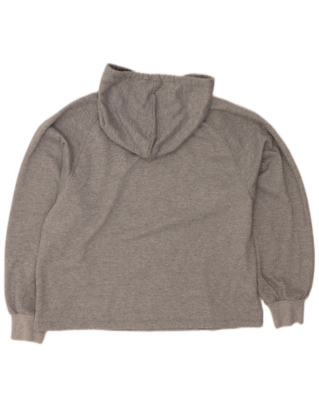 Γυναικείο γραφικό υπερμεγέθη κουκούλα DKNY UK 14 Medium Grey Polyester