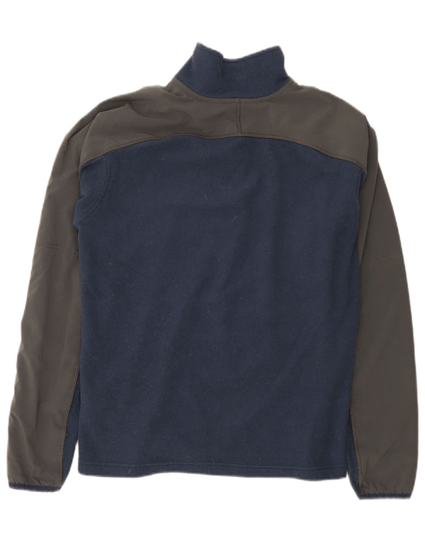 The North Face Ανδρικό φερμουάρ με λαιμόκοψη Fleece Jumper Small Navy Blue Colourblock