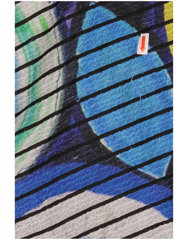 DESIGUAL Γυναικείο Φόρεμα A-Line UK 10 Μικρό Πολύχρωμο Γεωμετρικό