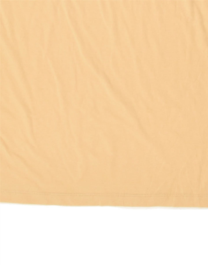 MURPHY & NYE Womens T-Shirt Top UK 14 Large Yellow Cotton | Vintage Murphy & Nye | Thrift | Second-Hand Murphy & Nye | Used Clothing | Messina Hembry 