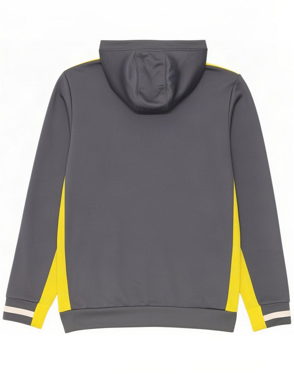 Ανδρικά Adidas Hampshire Cricket Hoodie Jumper Medium Grey Colourblock