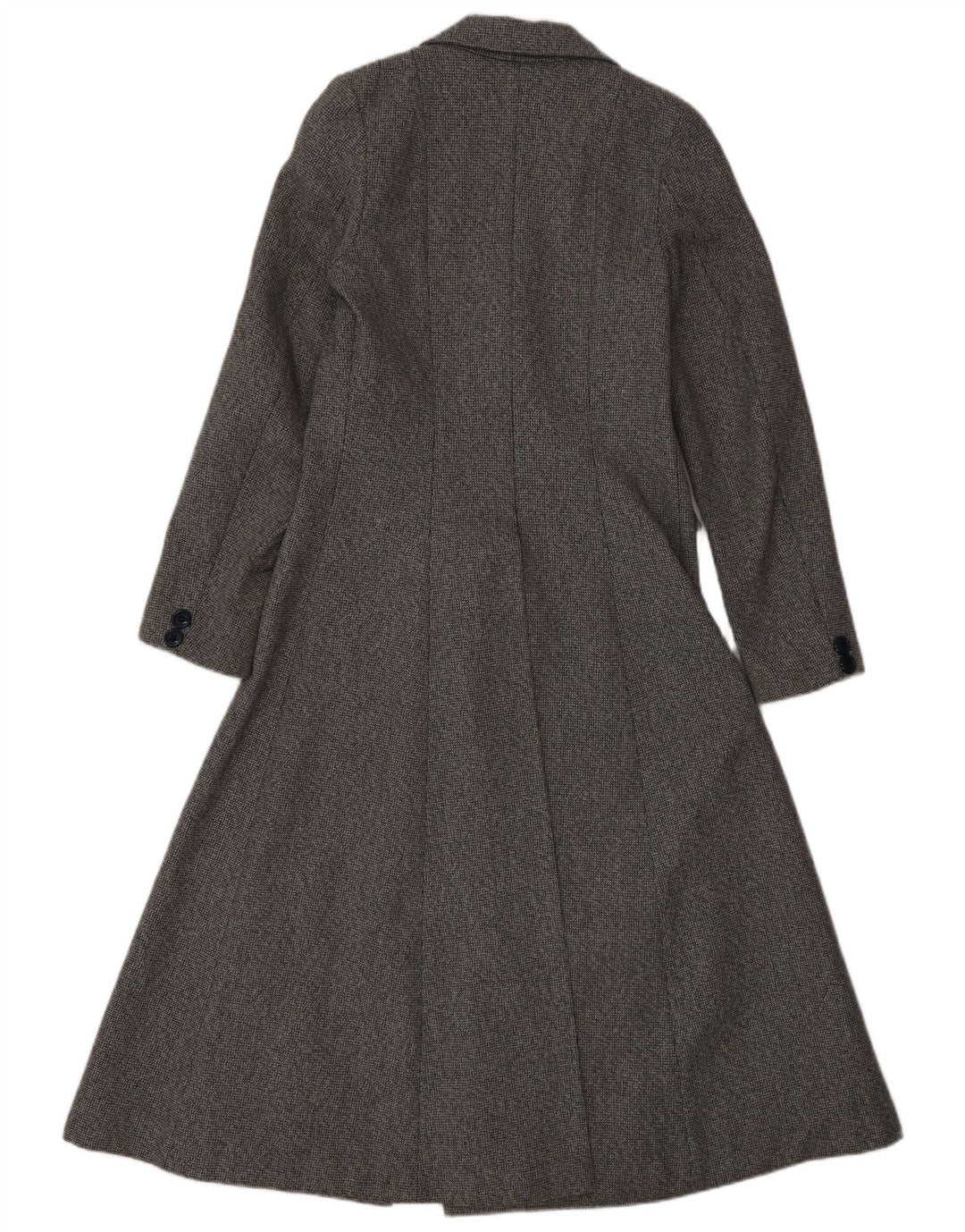 Vintage γυναικείο διπλό παλτό UK 10 Small Grey Wool