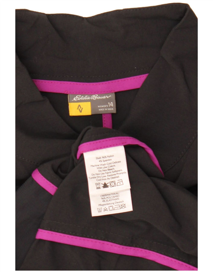 Eddie Bauer Γυναικείο Utility Μπουφάν US 14 XL Μαύρο νάιλον