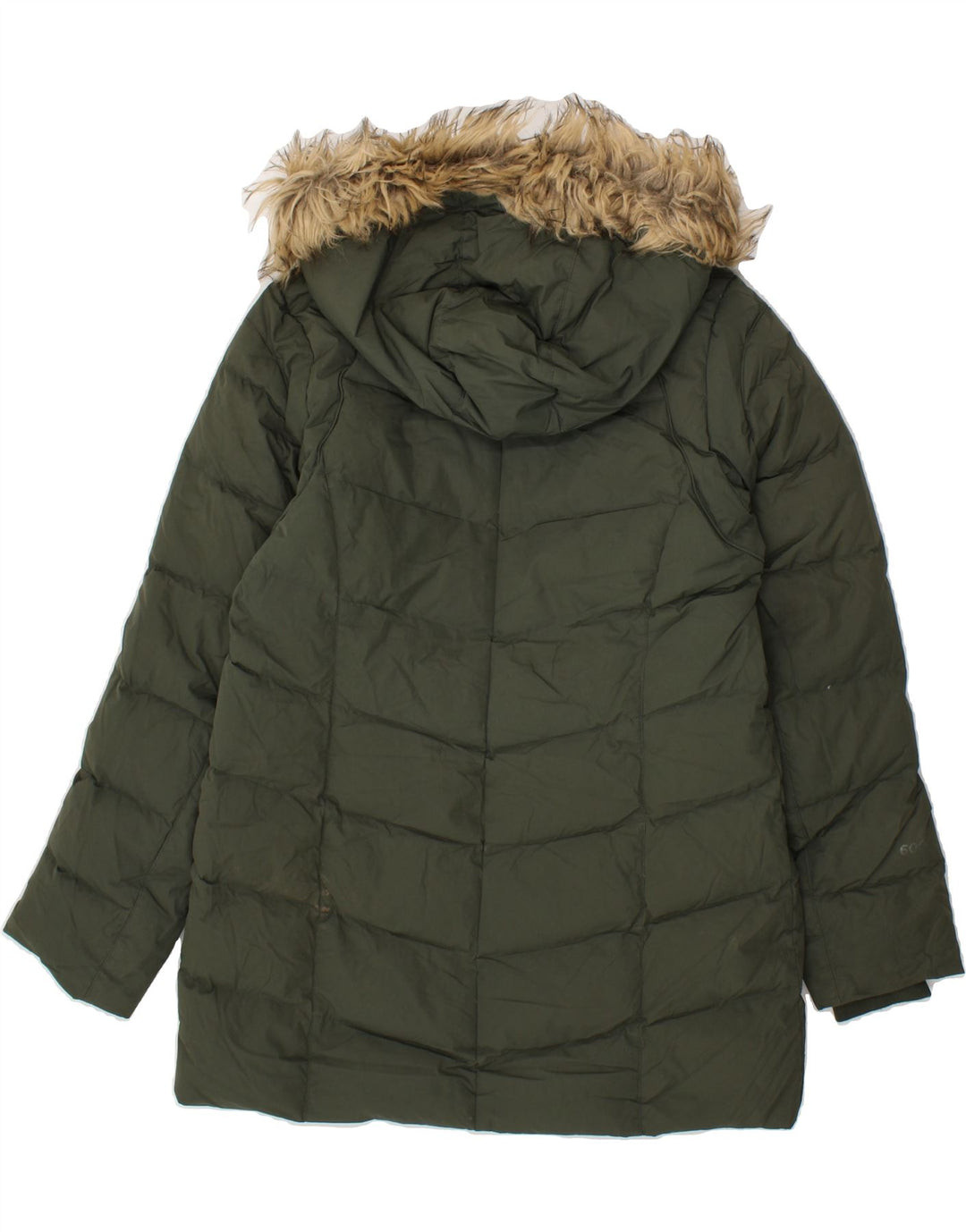 MOUNTAIN WAREHOUSE Womens Hooded Padded Jacket UK 12 Medium Green Vintage Mountain Warehouse and Second-Hand Mountain Warehouse from Messina Hembry 