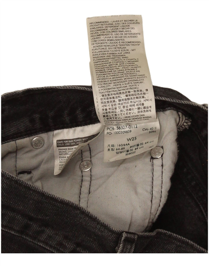 Γυναικείο σορτς Levi's 501 τζιν W25 XS Γκρι βαμβακερό