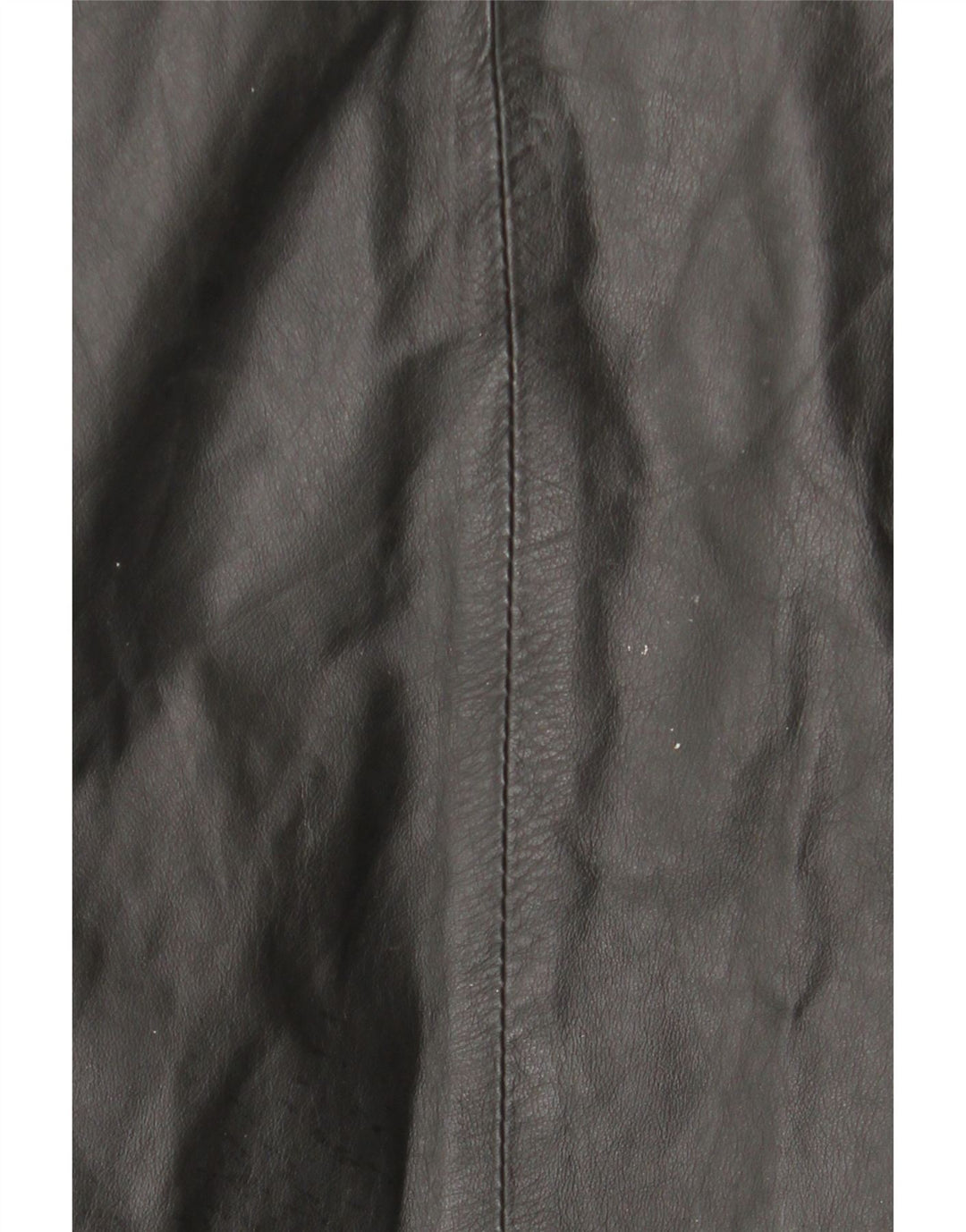 Vintage Γυναικείο Δερμάτινο Παλτό με Κουκούλα IT 44 Medium Black Leather