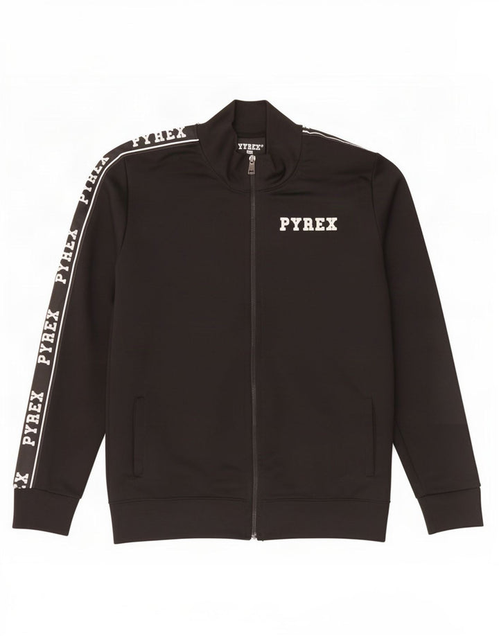 Μπουφάν Pyrex Boys Graphic αθλητική φόρμα 13-14 ετών 2XL μαύρο πολυεστέρα