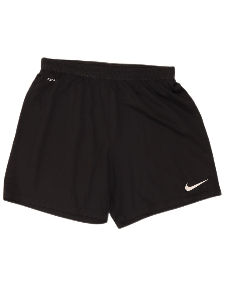 Ανδρικό αθλητικό σορτς Nike Dri Fit, μεγάλο μαύρο πολυεστέρα