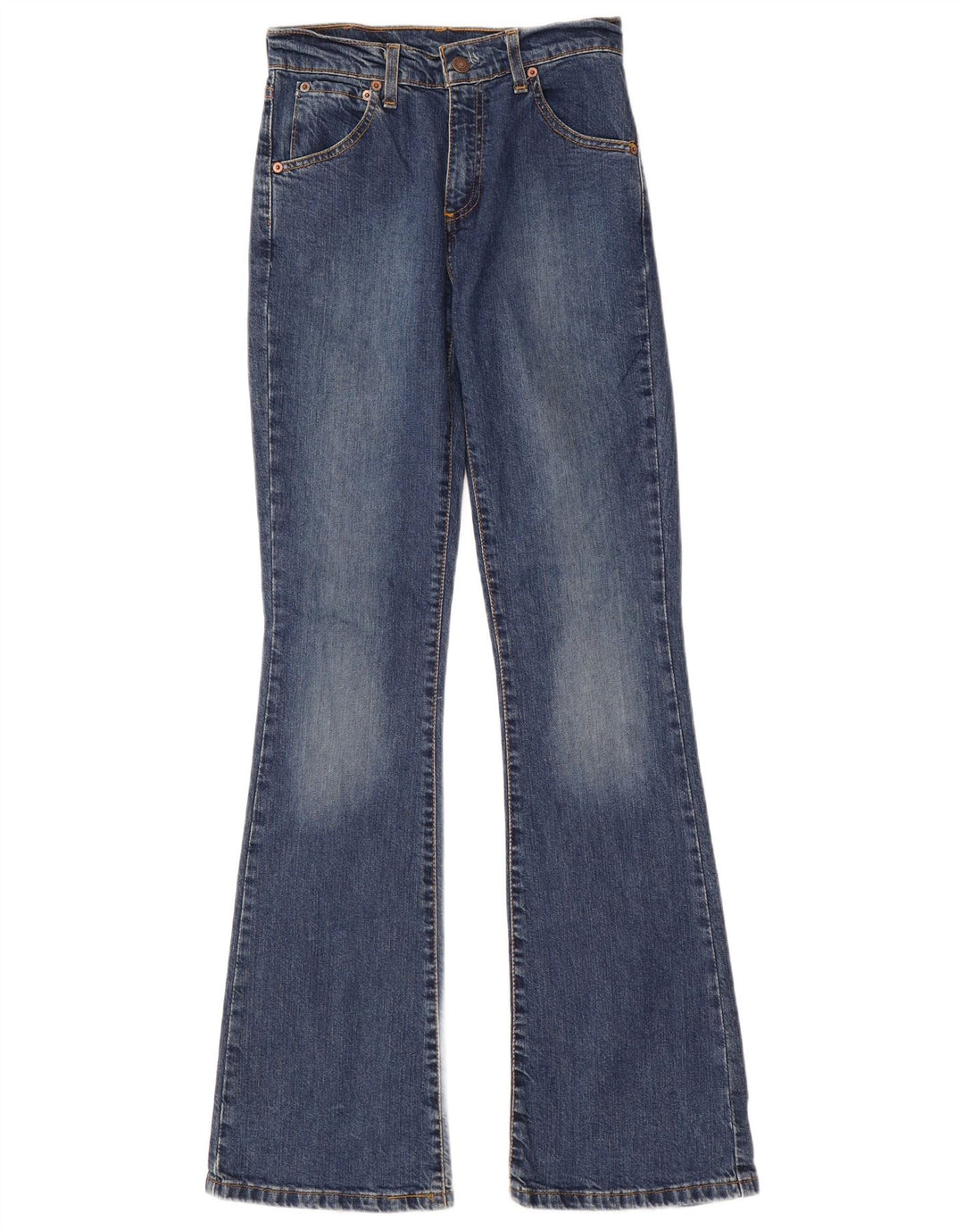 LEVI'S Womens 525 Bootcut Jeans W26 L34 Μπλε βαμβακερό