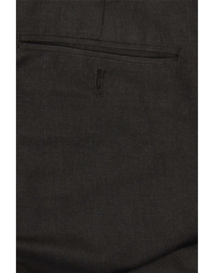 Marks & Spencer Ανδρικό ίσιο παντελόνι W38 L31 Γκρι πολυεστέρας