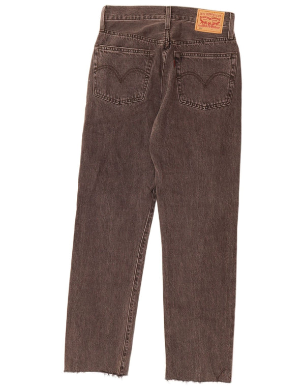 Γυναικείο Levi's 501 Straight Jeans W25 L28 Γκρι βαμβακερό