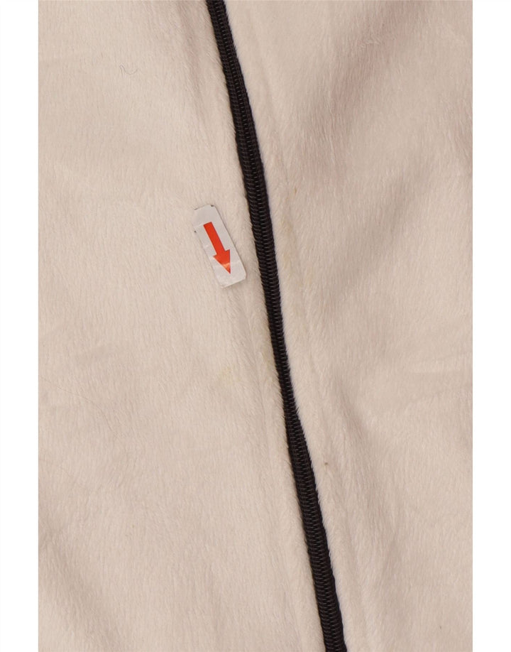 Fila Γυναικείο Fleece Jacket UK 16 Large White Colourblock Polyester