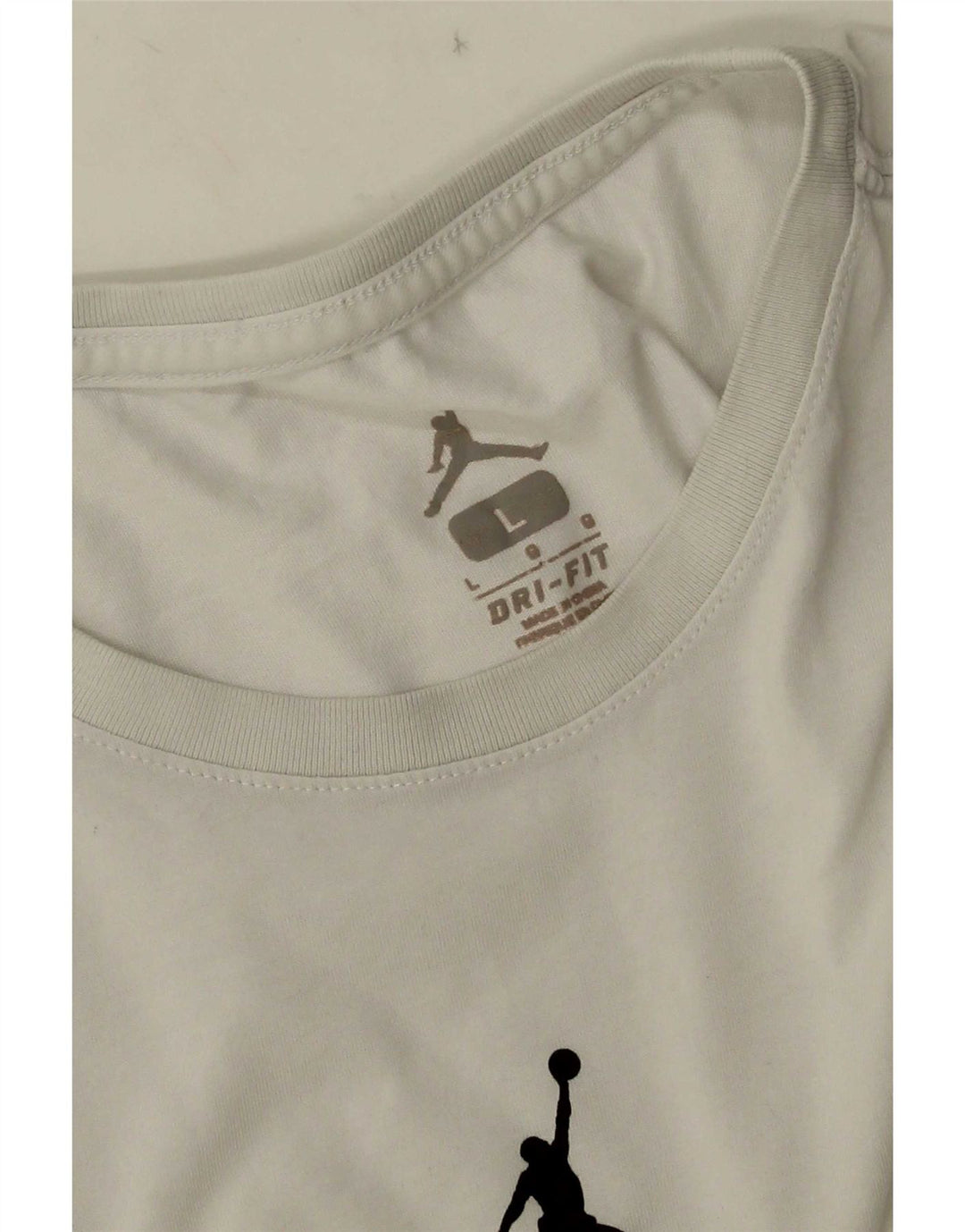 Jordan Ανδρικό T-Shirt Dri Fit Top Large White