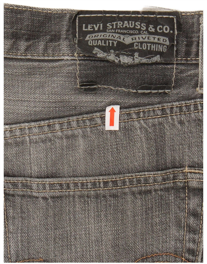LEVI'S Ανδρικό τζιν 505 ίσιο W33 L30 Γκρι βαμβακερό