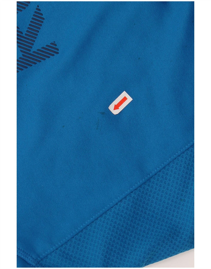 Ανδρικό γραφικό κουκούλα REEBOK XL Blue Polyester