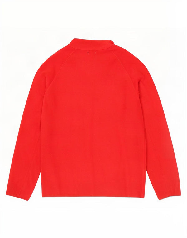 Ανδρικό Henry Cottons με φερμουάρ Fleece Jumper XL Κόκκινο