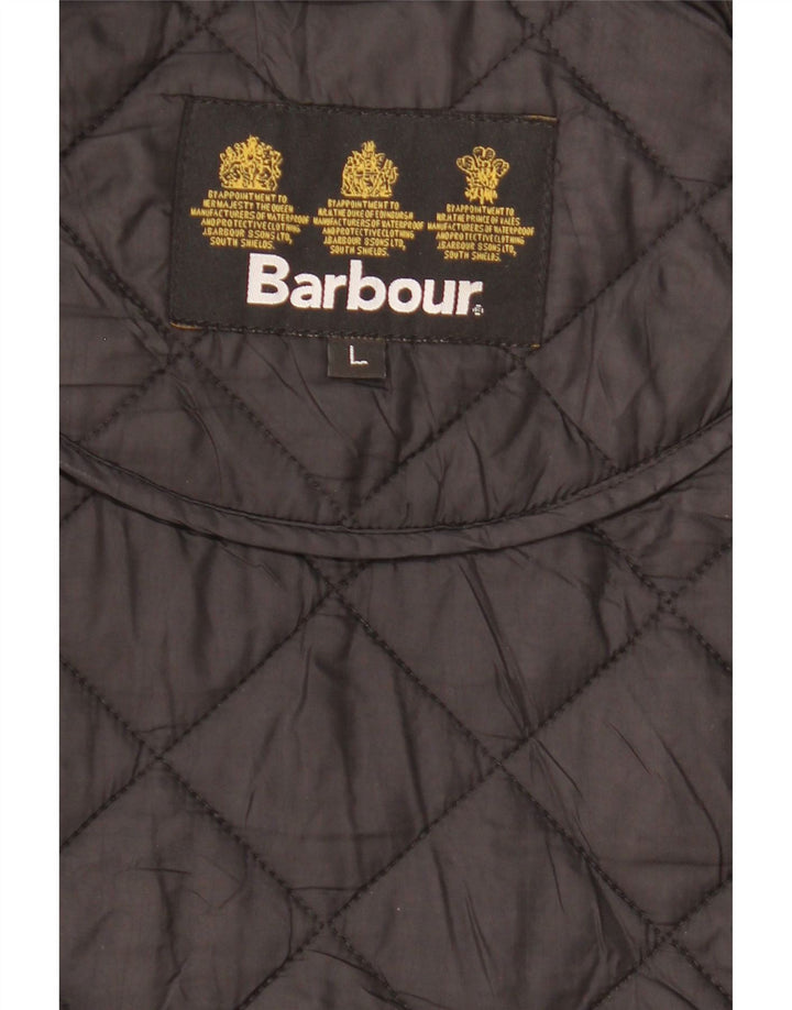Ανδρικό καπιτονέ μπουφάν Barbour UK 40 Large Black