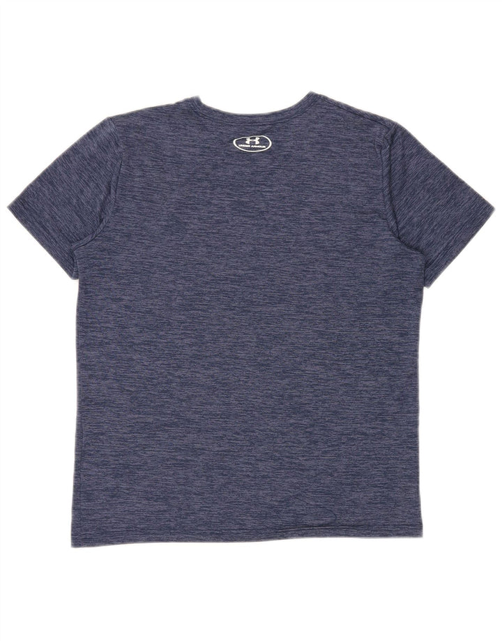Γραφικό μπλουζάκι UNDER Armour Boys Heat Gear Graphic T-shirt 13-14 ετών XL Navy Blue