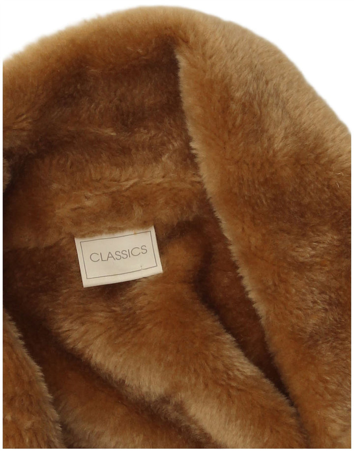 Classics Γυναικείο παλτό Sherpa UK 18 XL Beige Polyester