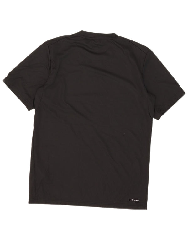 Adidas Ανδρικό T-Shirt Aeroready Top Small Black Polyester
