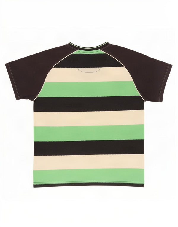 Ανδρικό T-shirt Nike τοπ UK 36/38 Μικρό πολύχρωμο βαμβακερό ριγέ