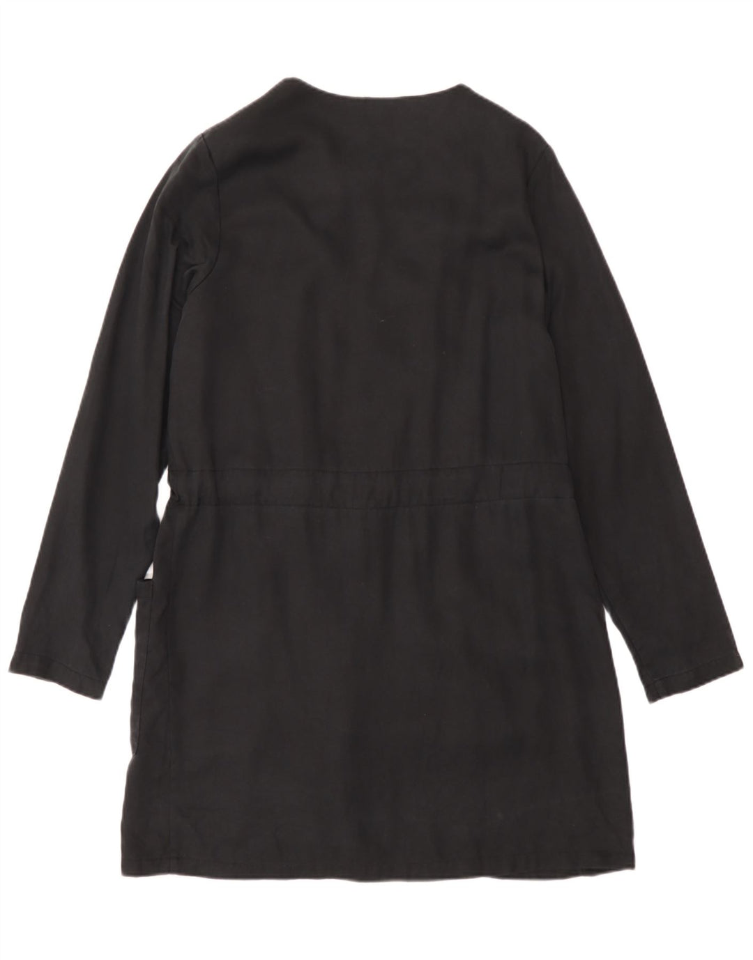 Zara Γυναικείο Μπουφάν Blazer Full Zip UK 6 XS Μαύρο Lyocell